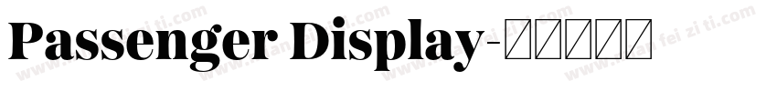Passenger Display字体转换